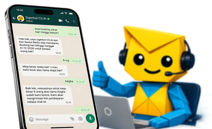 Aplikasi Sigerbot Mockup
